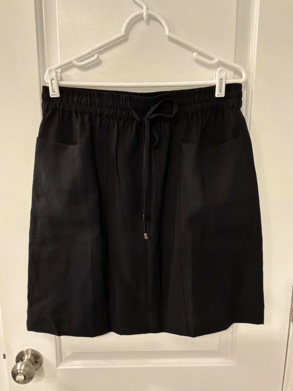 DownEast Style Pocket Me Paper Bag Skirt - Black